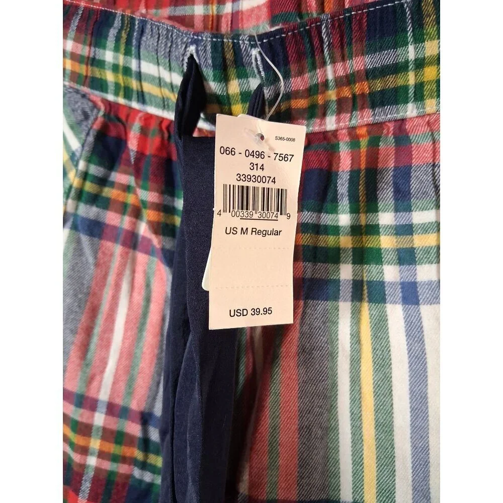 NWT Aerie Pajama Pants Plaid Christmas Casual Loungewear Flannel Size Medium